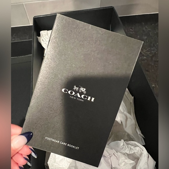 Coach Haley Loafer for Women Nav Size US 7 B Corduroy New In Box - Picture 6 of 6